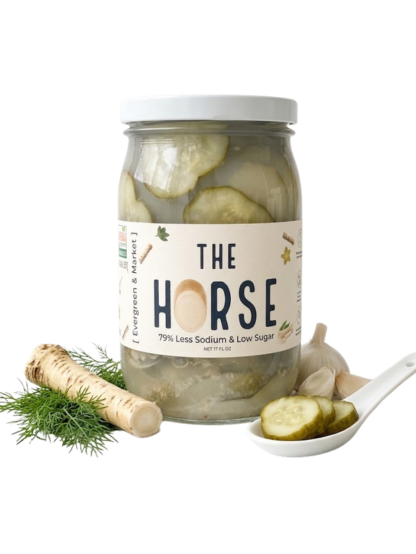 The Horse Pickle, straight from the jar