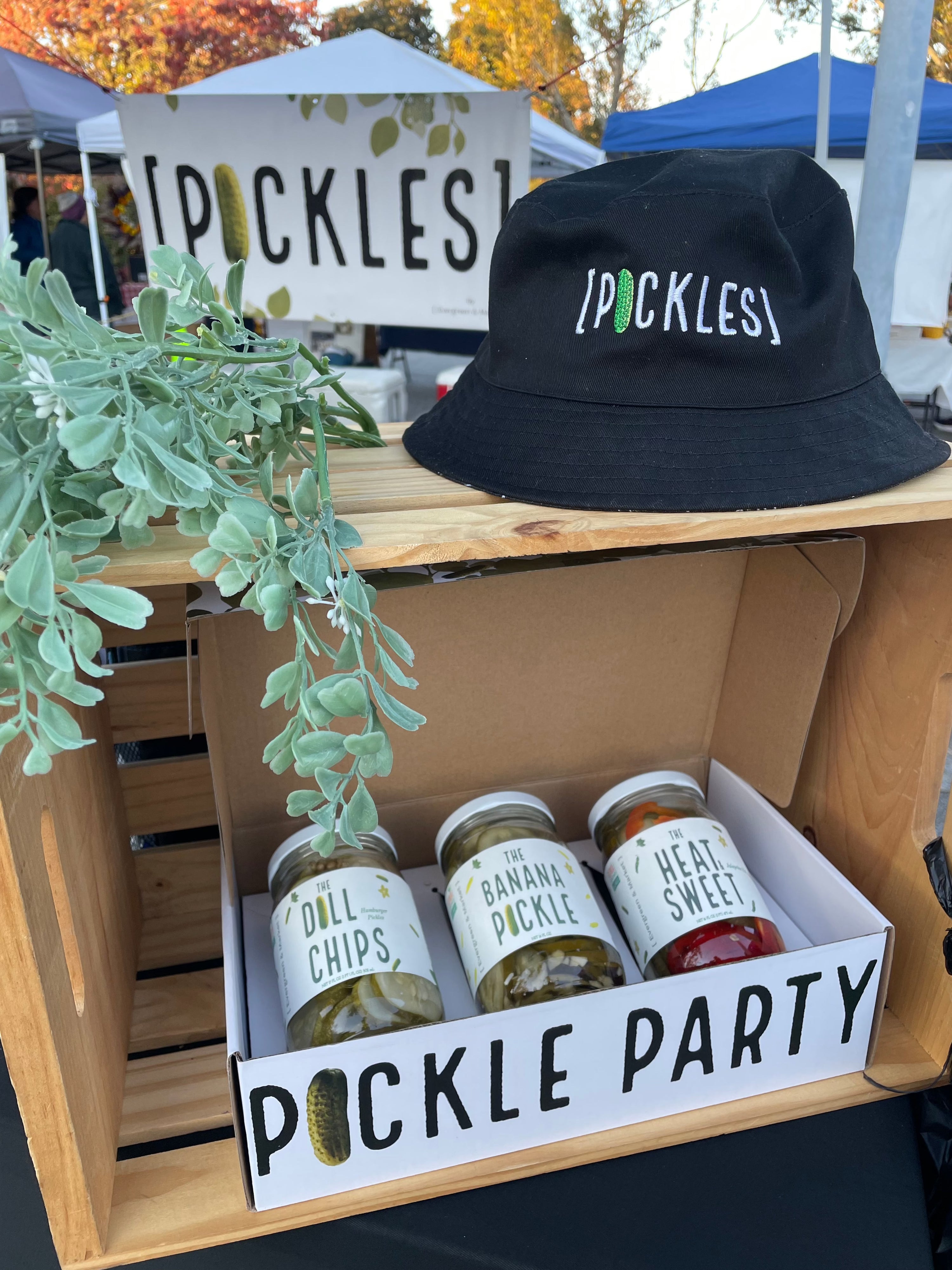 3 Jars Gift Box - Pickle Party Pack - Evergreen and Market