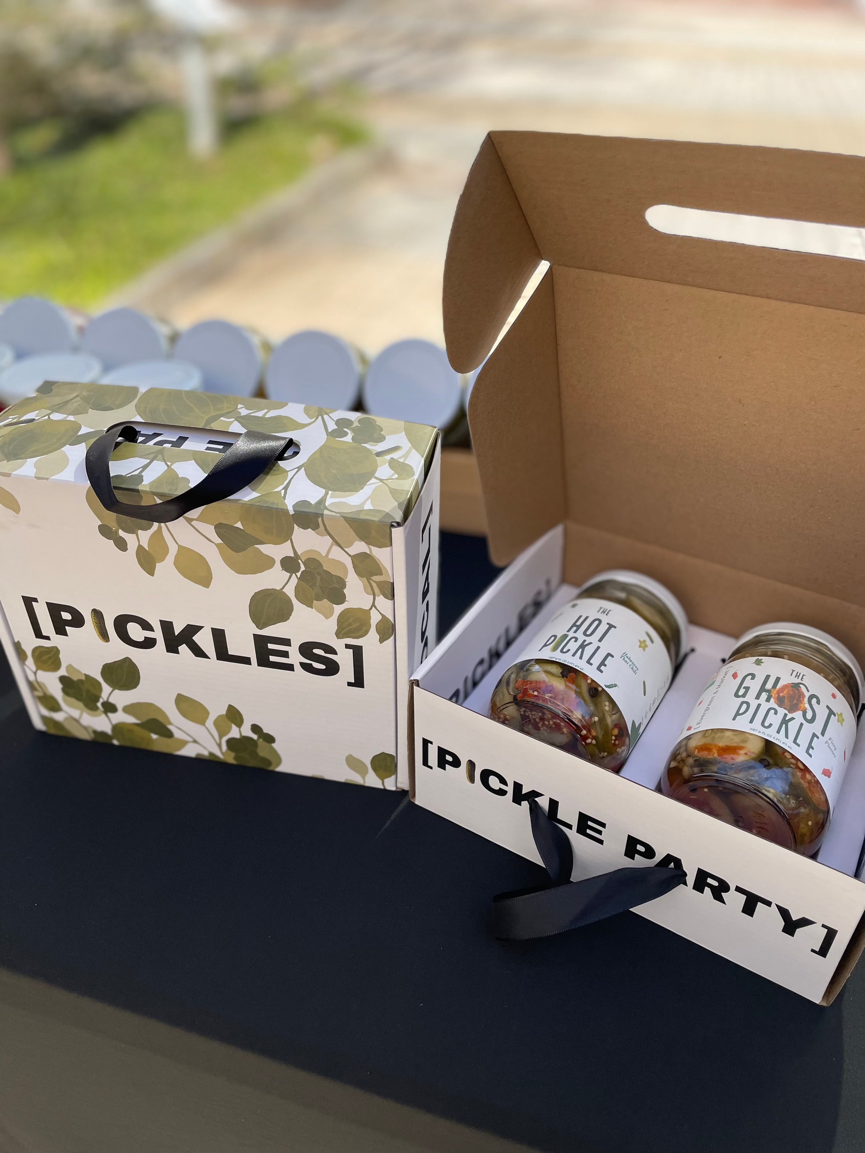2 Jars Gift Box - Pickle Party Pack - Evergreen and Market