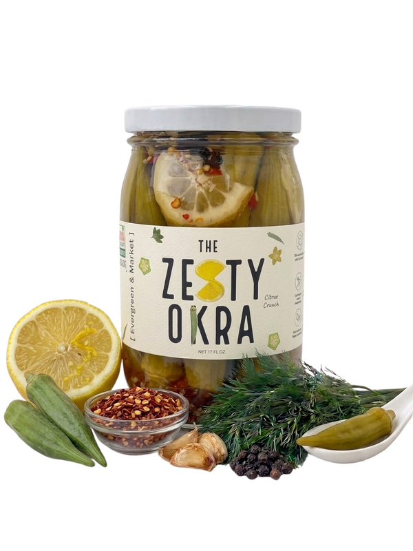 The Zesty Okra, straight from the jar