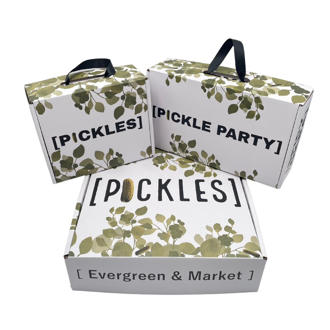 2 Jars Gift Box - Pickle Party Pack - Evergreen and Market