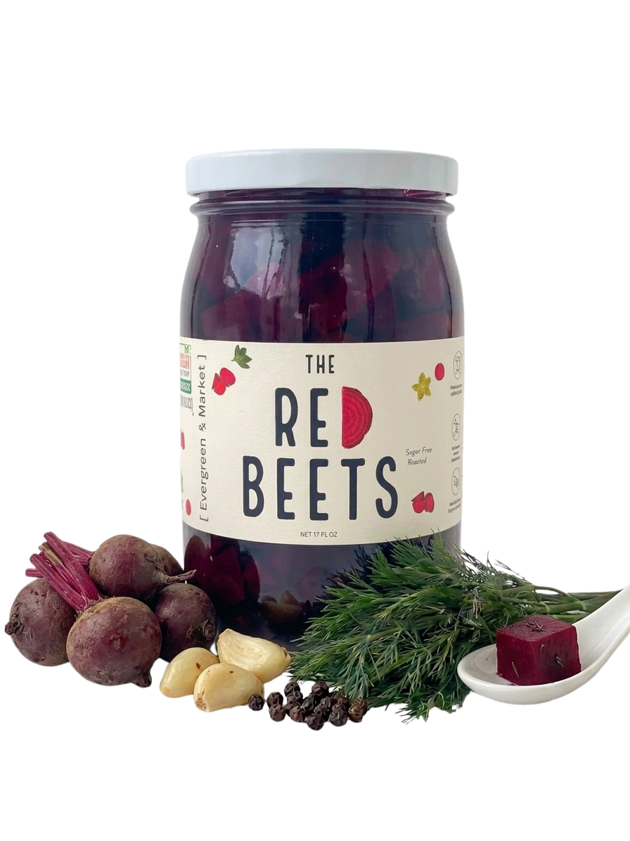 The Red Beets jar by [PICKLES]