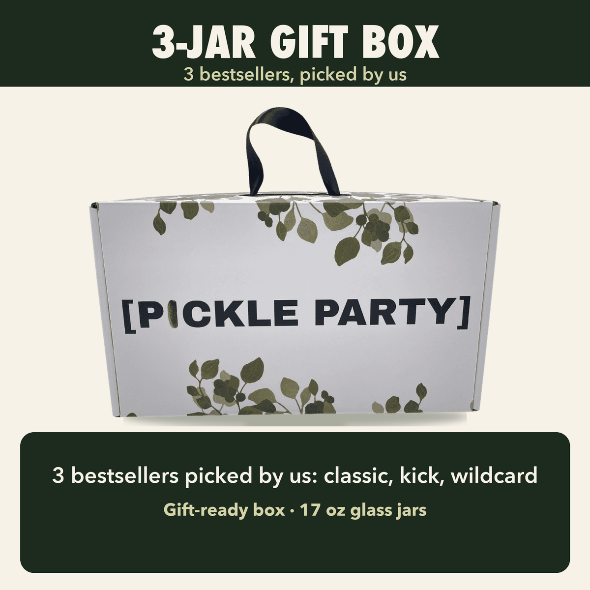 3-Jar Gift Box — Pickle Party Pack