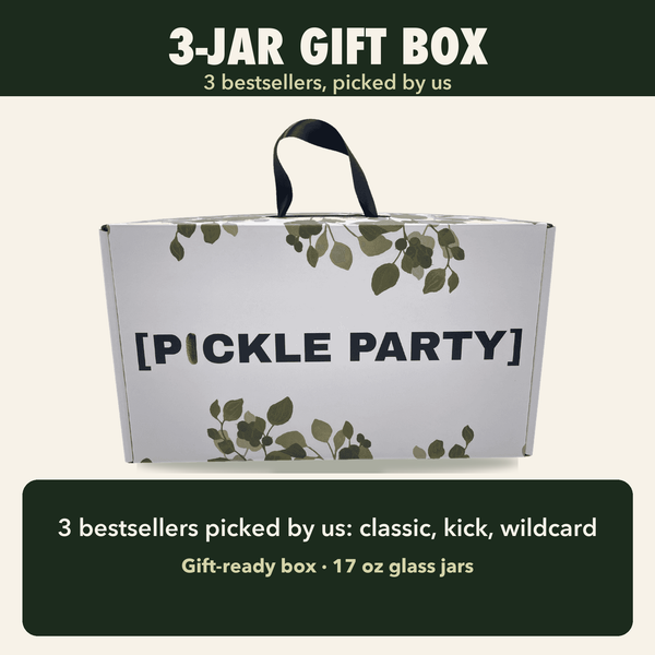 3-Jar Gift Box — Pickle Party Pack