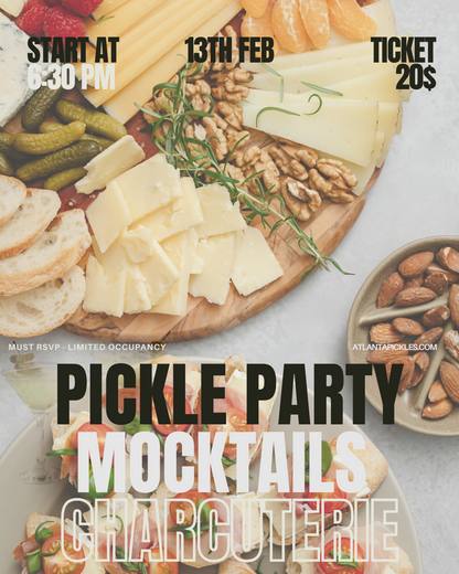 Pickle Party, Espresso Martini, DIY Mocktail, Charcuterie Boards, Dancing Music CoffeeHouse Takeover