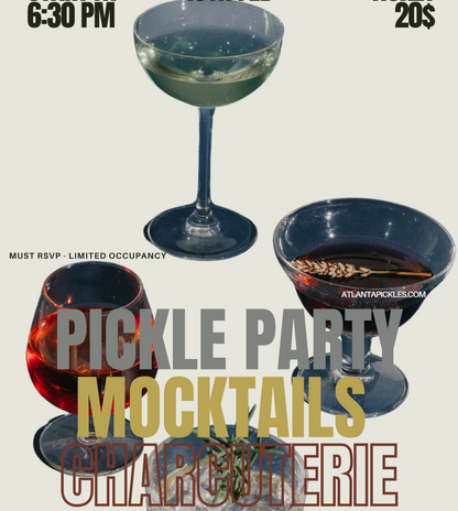 Pickle Party, Espresso Martini, DIY Mocktail, Charcuterie Boards, Dancing Music CoffeeHouse Takeover