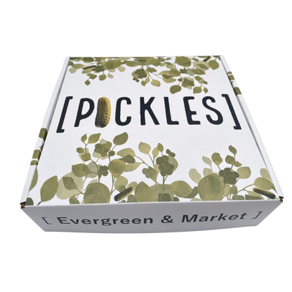 6 Jars Gift Box - [ PICKLED THINGS ] - Evergreen and Market