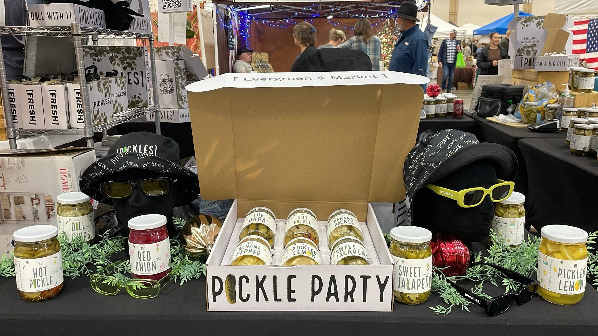 6 Jars Gift Box - [ PICKLED THINGS ] - Evergreen and Market