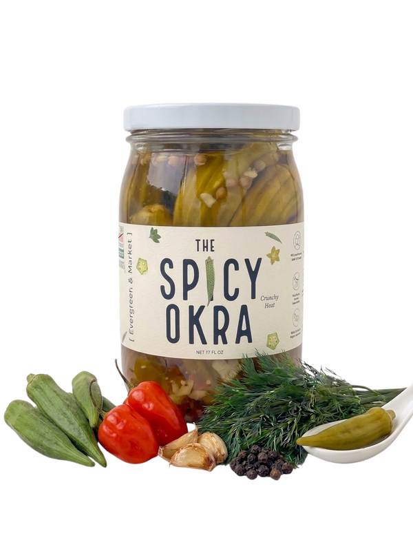 The Spicy Okra, straight from the jar