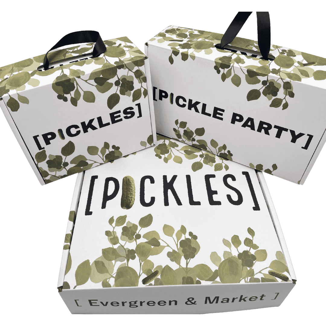 Sweet Box Gift Set 3 Jars of Unique Sweet Pickles