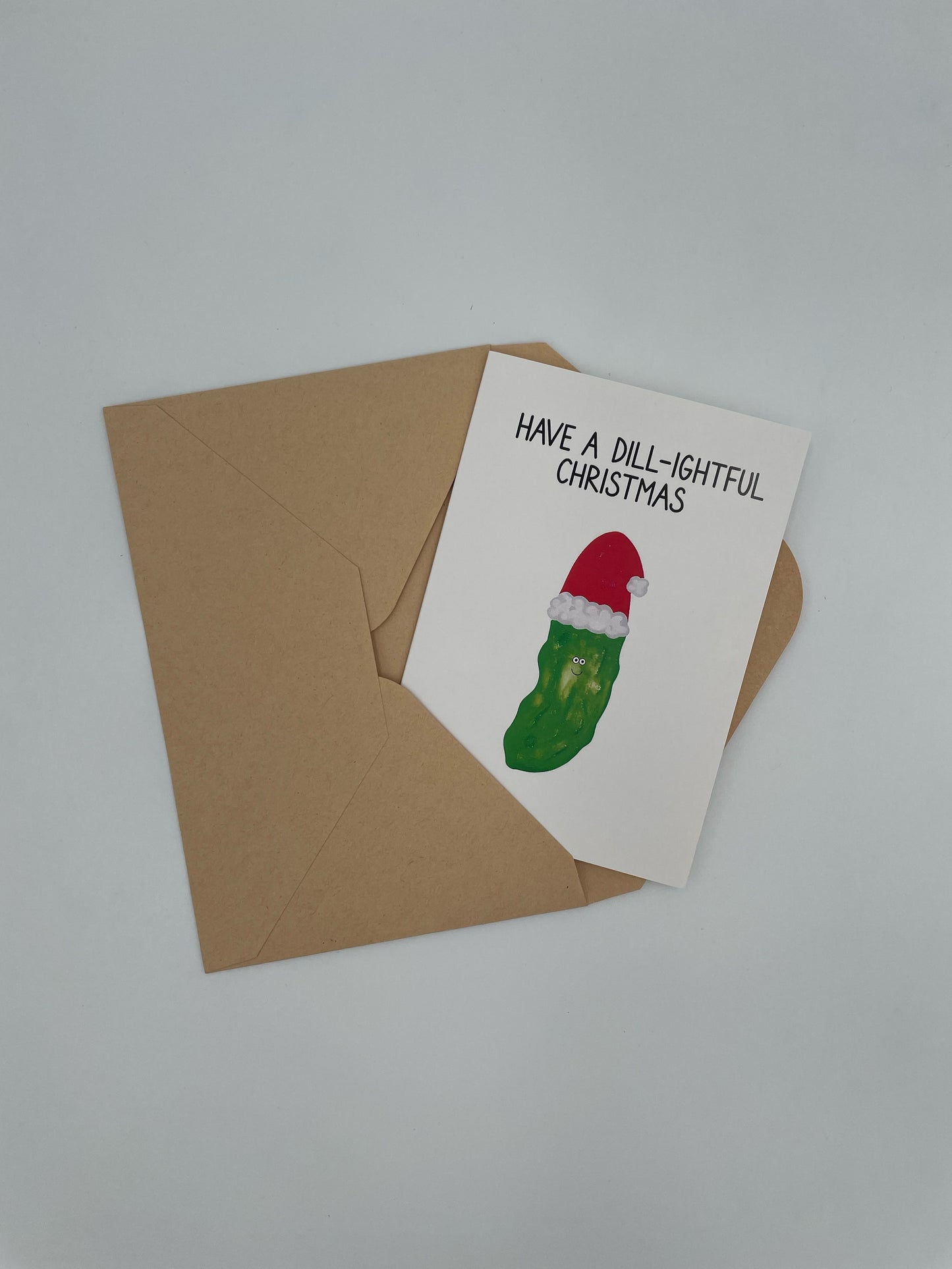 Pickle Message Card - Christmas & Birthday - Evergreen and Market