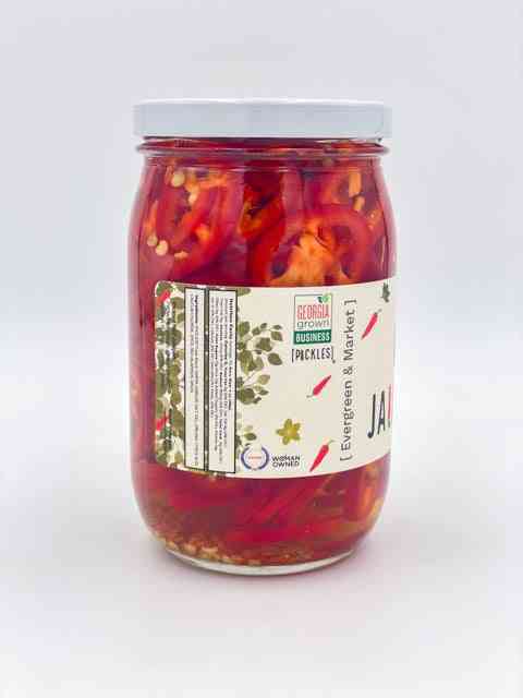 Red Jalapeños Pickles for Flavor Enhancement - 17 oz Jar - [PICKLES]
