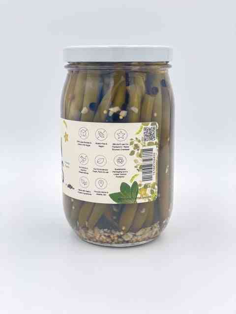 Pickled Green Beans - Crisp, Tangy Flavor in Every Bite - [PICKLES]