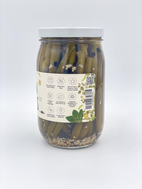 Pickled Green Beans - Crisp, Tangy Flavor in Every Bite - [PICKLES]