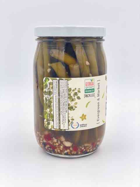 Spicy Green Beans - Bold & Zesty Snack - [PICKLES]