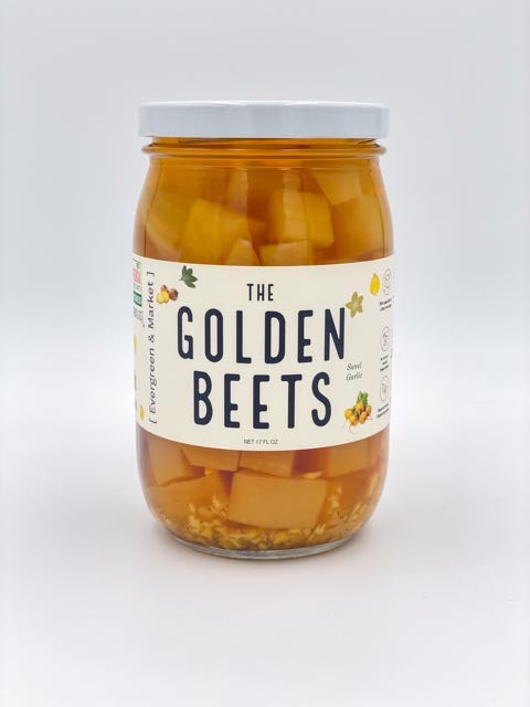 Golden Beets Pickled Jar Front
