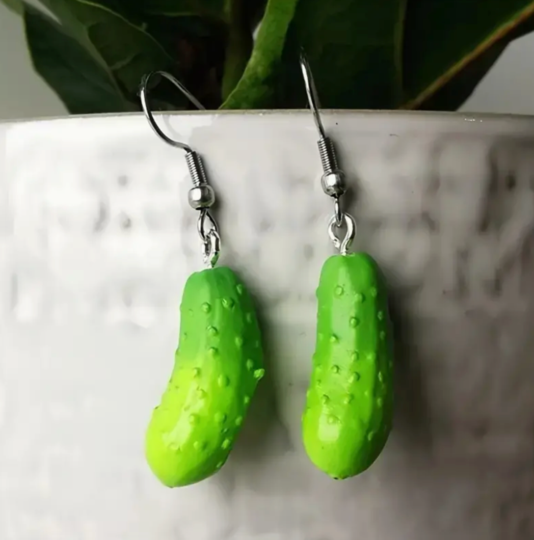 Pickle Jar enamel pin