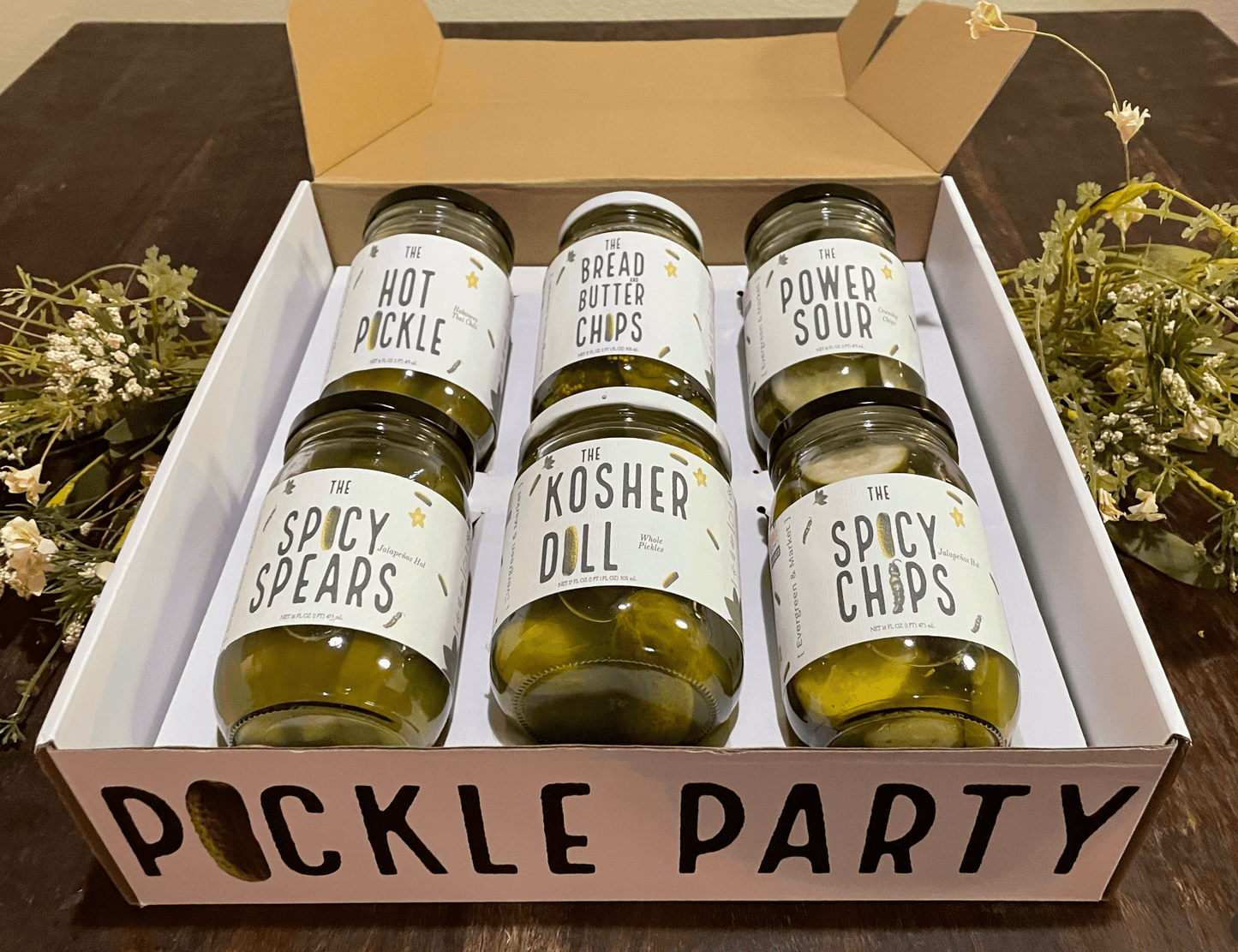 6 Jars Gift Box - [PICKLED THINGS]