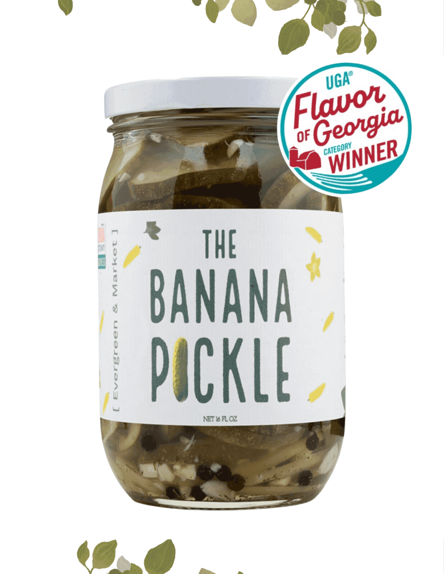Award-winning Banana Peppers Garlic Pickle jar