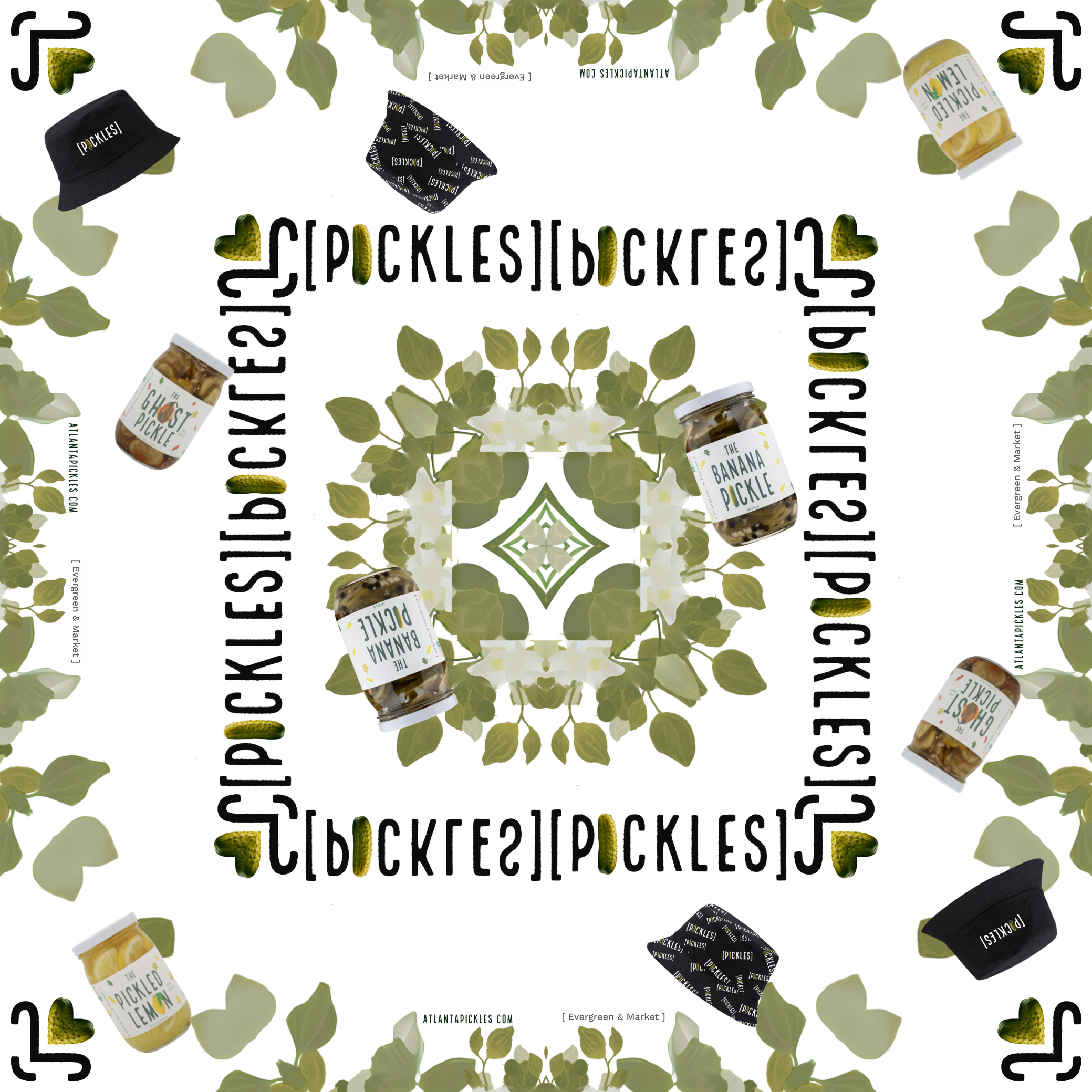 [ PICKLE MERCH ] - Evergreen and Market