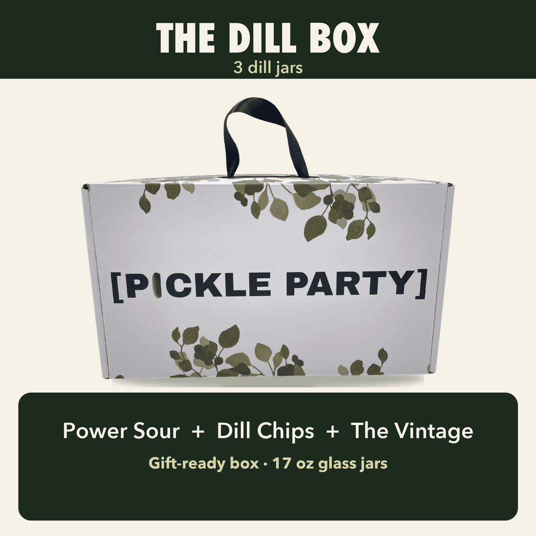 The Dill Box — 3 Dill Jars
