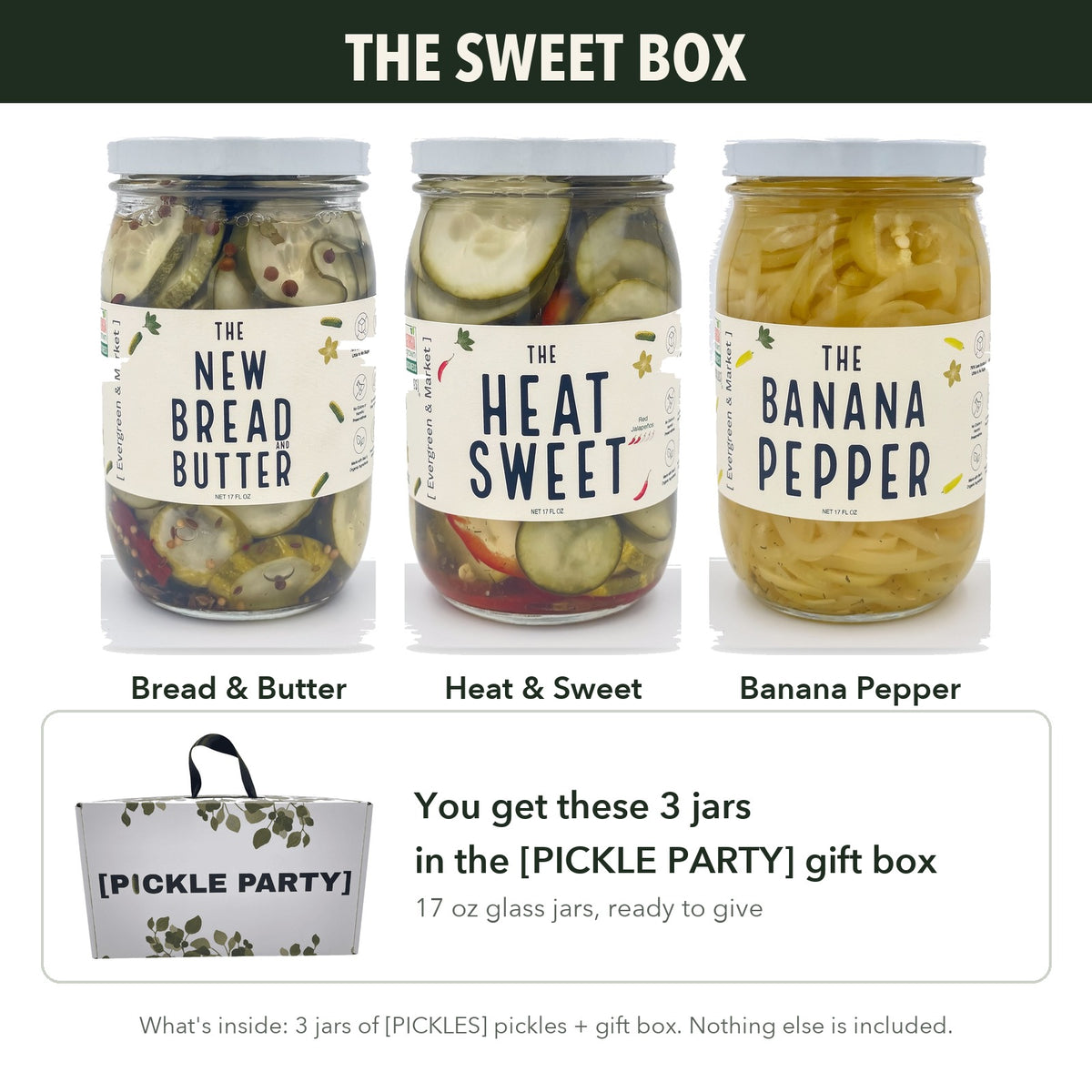 The Sweet Box — 3 Sweet Jars