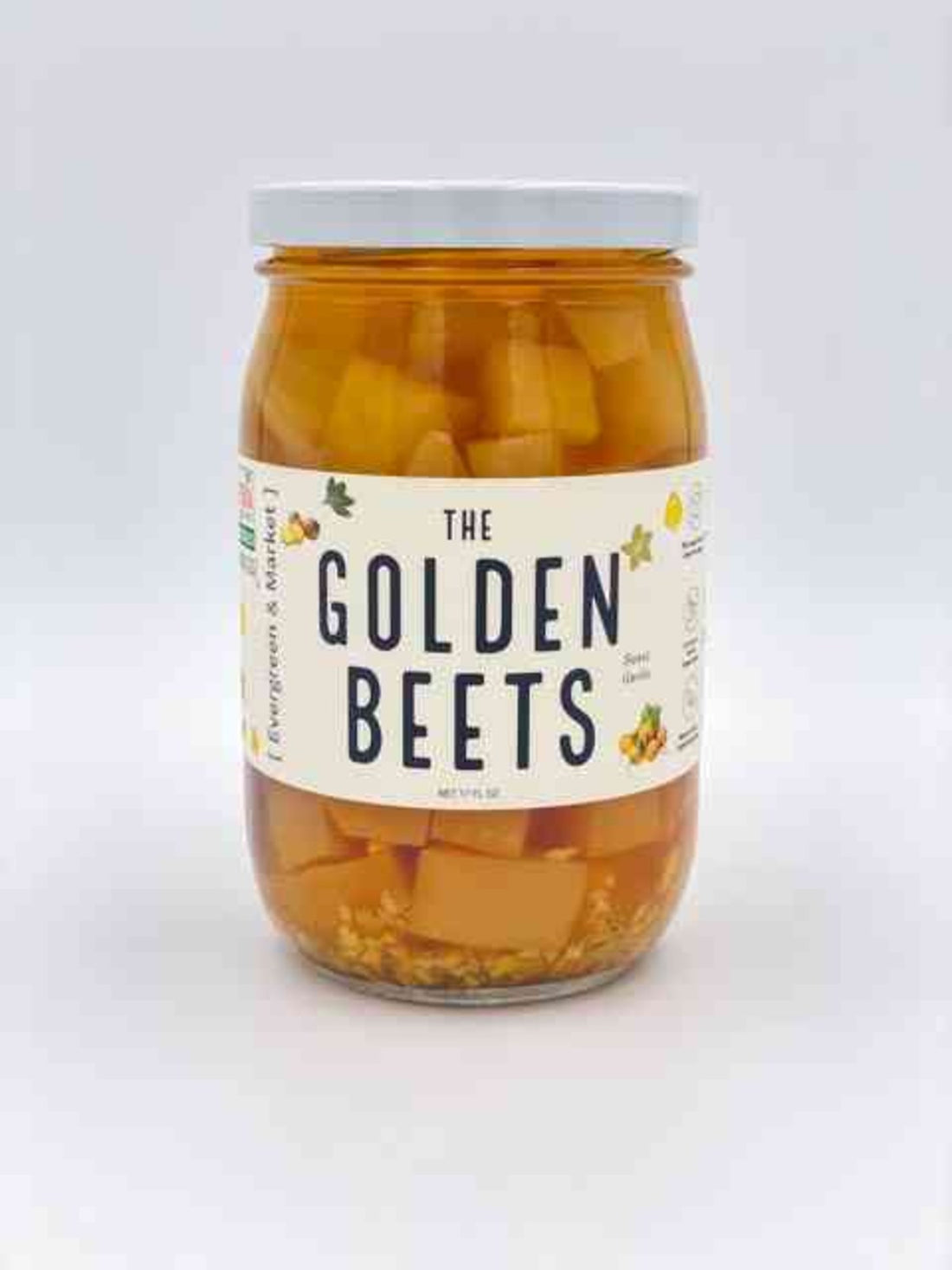 Golden Beets Pickled Jar Front