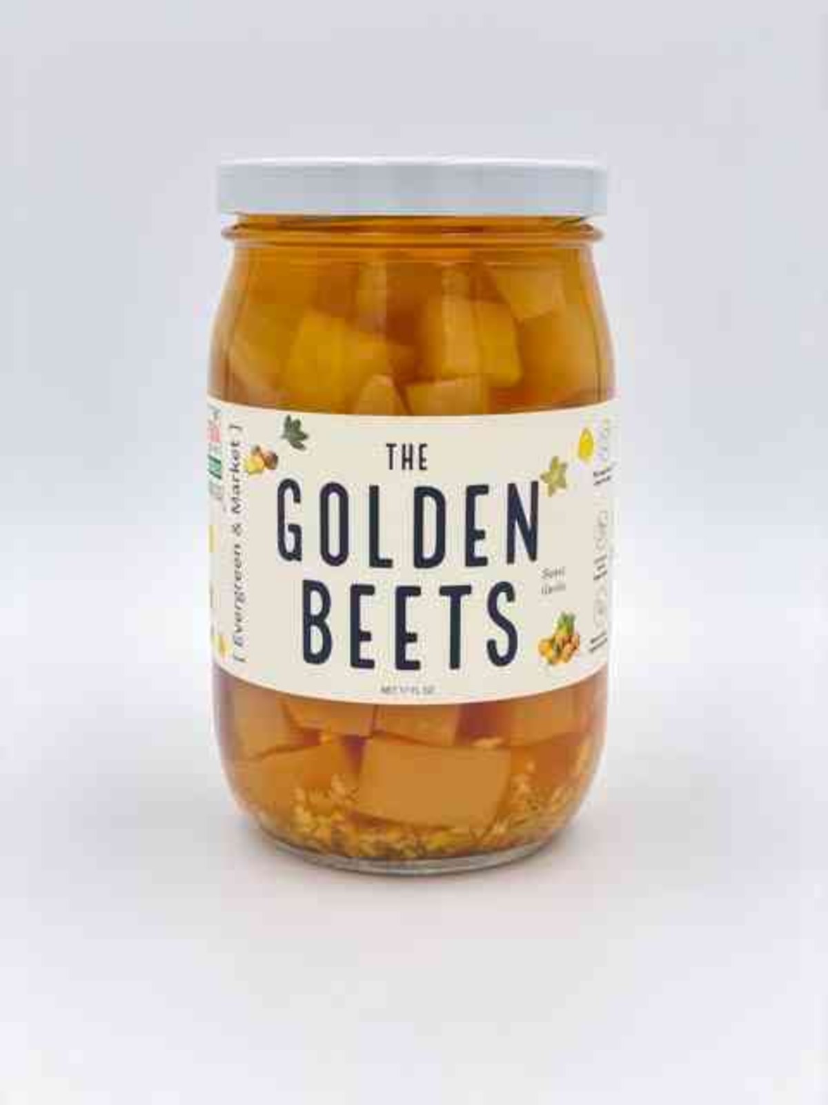 Golden Beets Pickled Jar Front
